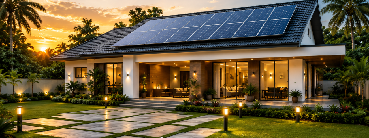 Nitco solar powered home